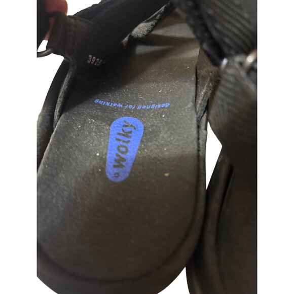 Wolky Womens Black Sandals Size 7-7.5 Adjustable Straps Comfortable Walking Shoe - Picture 5 of 7